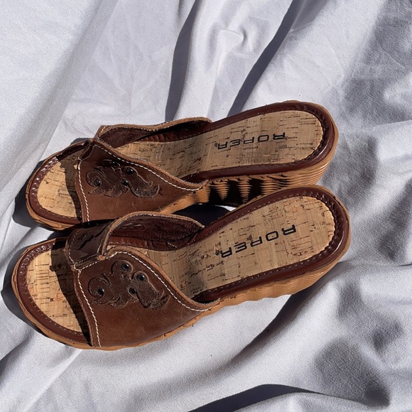 Roper Wedge Sandals - Picture 4 of 8